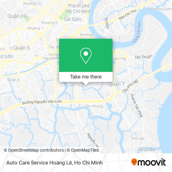 Auto Care Service Hoàng Lê map
