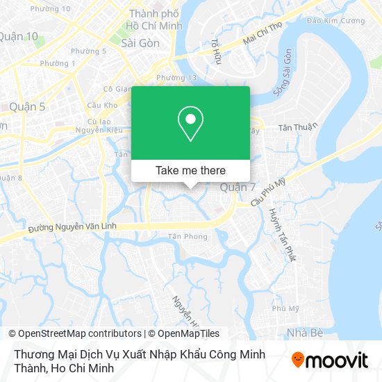 Thương Mại Dịch Vụ Xuất Nhập Khẩu Công Minh Thành map