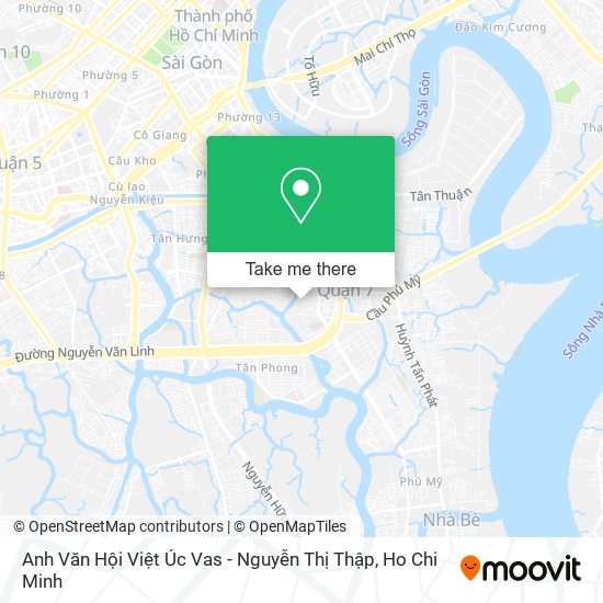 Anh Văn Hội Việt Úc Vas - Nguyễn Thị Thập map