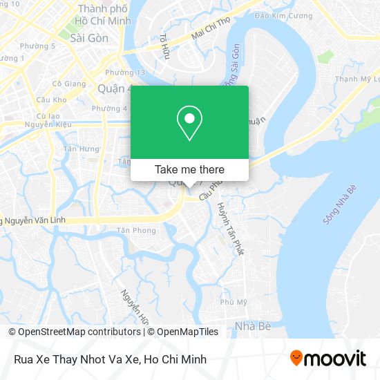 Rua Xe Thay Nhot Va Xe map