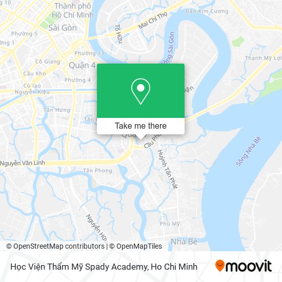 Học Viện Thẩm Mỹ Spady Academy map