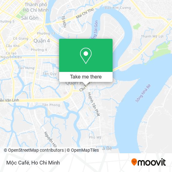 Mộc Café map