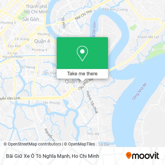 Bãi Giữ Xe Ô Tô Nghĩa Mạnh map