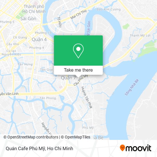 Quán Cafe Phú Mỹ map