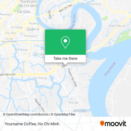 Yourname Coffee map