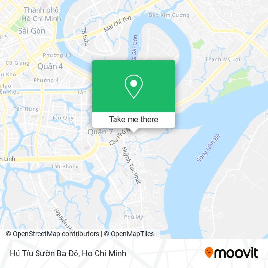 Hủ Tíu Sườn Ba Đô map