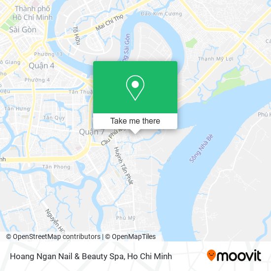 Hoang Ngan Nail & Beauty Spa map