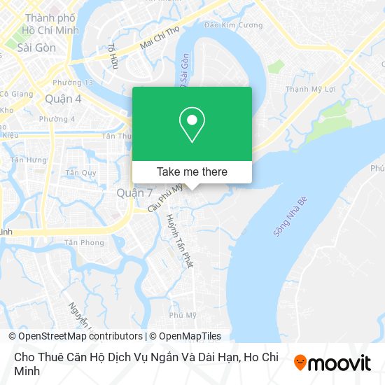 Cho Thuê Căn Hộ Dịch Vụ Ngắn Và Dài Hạn map