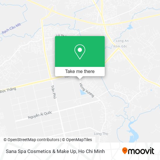 Sana Spa Cosmetics & Make Up map
