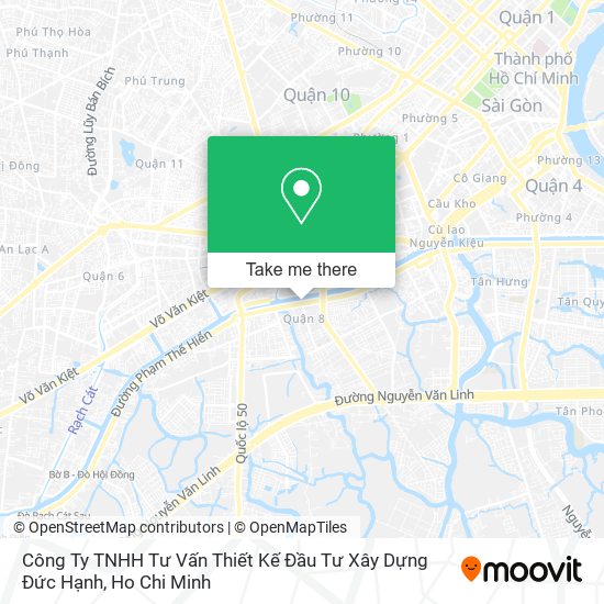 Công Ty TNHH Tư Vấn Thiết Kế Đầu Tư Xây Dựng Đức Hạnh map