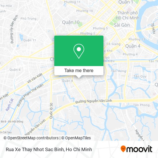 Rua Xe Thay Nhot Sac Binh map