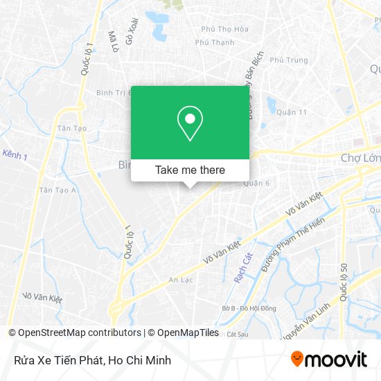 Rửa Xe Tiến Phát map