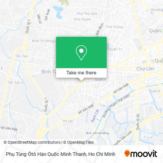 Phụ Tùng Ôtô Hàn Quốc Minh Thanh map