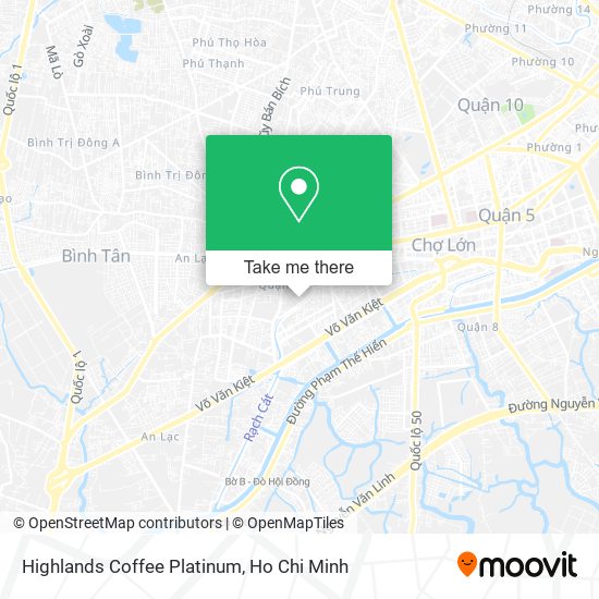 Highlands Coffee Platinum map