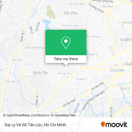 Đại Lý Vé Số Tấn Lộc map