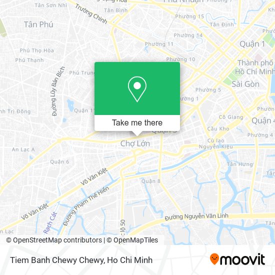 Tiem Banh Chewy Chewy map