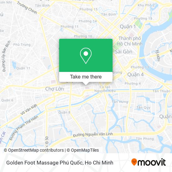 Golden Foot Massage Phú Quốc map