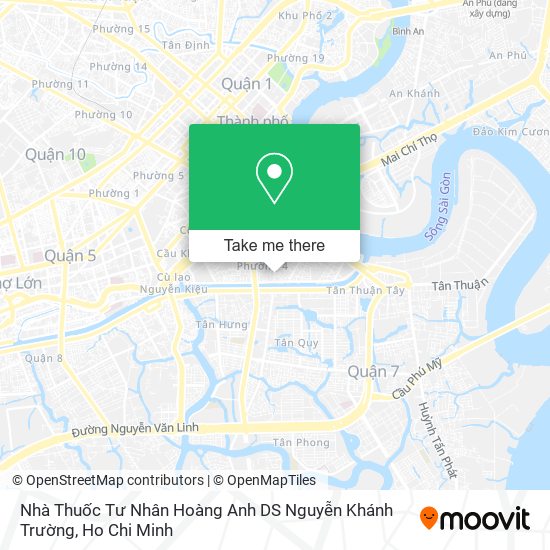 Nhà Thuốc Tư Nhân Hoàng Anh DS Nguyễn Khánh Trường map