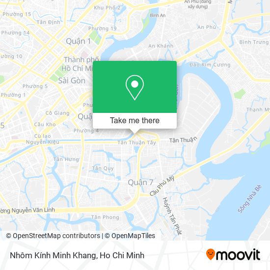 Nhôm Kính Minh Khang map