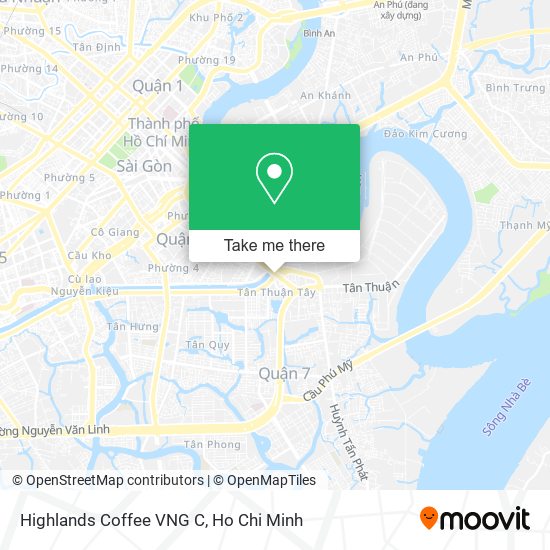 Highlands Coffee VNG C map