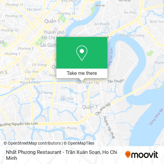 Nhất Phương Restaurant - Trần Xuân Soạn map