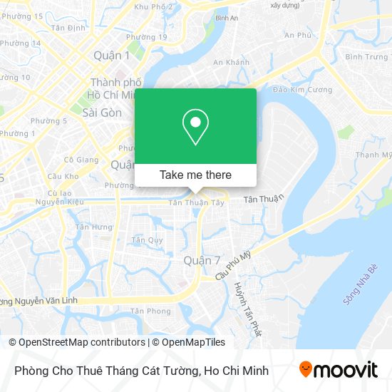 Phòng Cho Thuê Tháng Cát Tường map