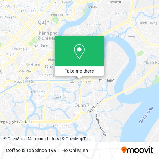 Coffee & Tea Since 1991 map