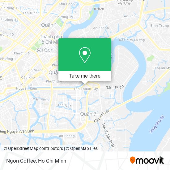 Ngon Coffee map