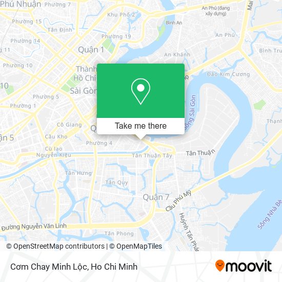 Cơm Chay Minh Lộc map