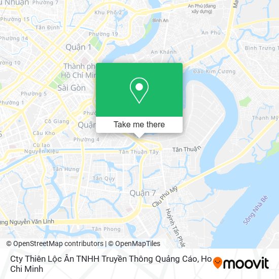 Cty Thiên Lộc Ân TNHH Truyền Thông Quảng Cáo map