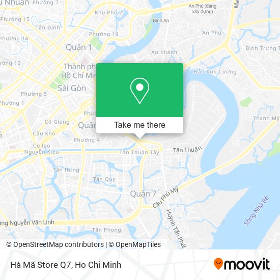 Hà Mã Store Q7 map