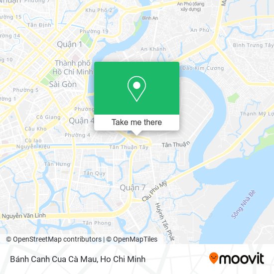 Bánh Canh Cua Cà Mau map