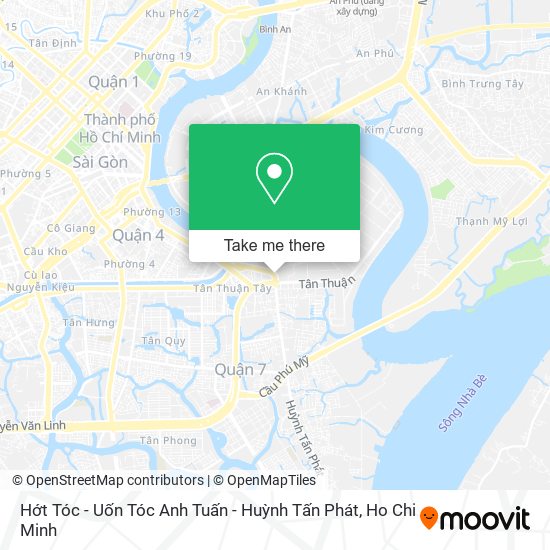 Hớt Tóc - Uốn Tóc Anh Tuấn - Huỳnh Tấn Phát map