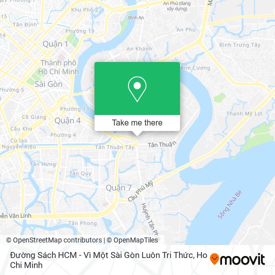 Đường Sách HCM - Vì Một Sài Gòn Luôn Tri Thức map