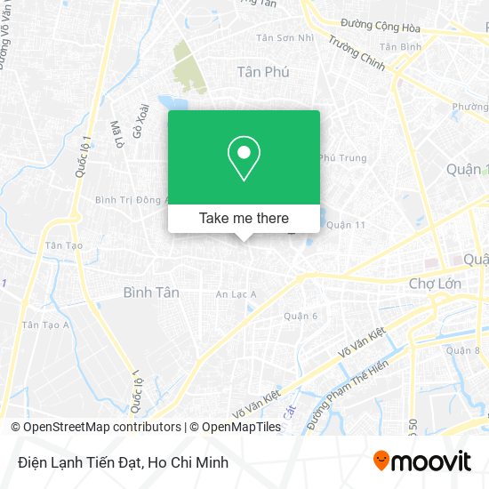 Điện Lạnh Tiến Đạt map