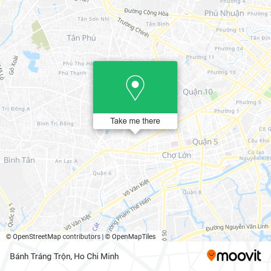 Bánh Tráng Trộn map