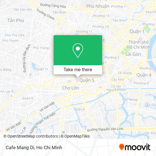 Cafe Mang Di map