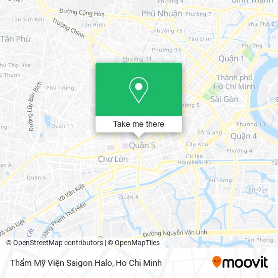 Thẩm Mỹ Viện Saigon Halo map