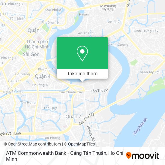 ATM Commonwealth Bank - Cảng Tân Thuận map
