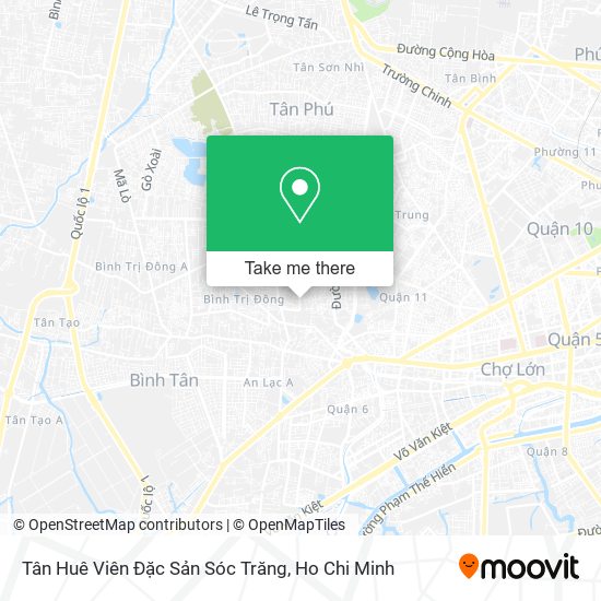 Tân Huê Viên Đặc Sản Sóc Trăng map