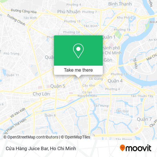 Cửa Hàng Juice Bar map