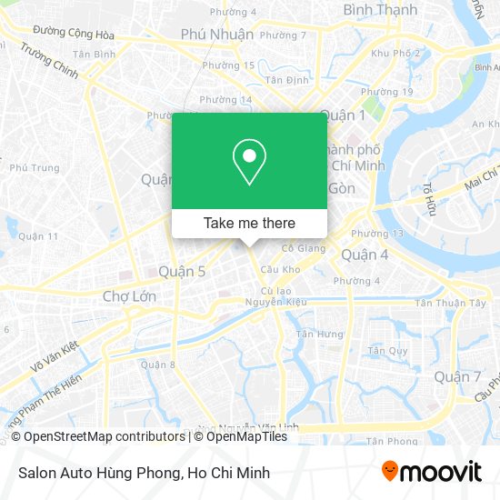 Salon Auto Hùng Phong map