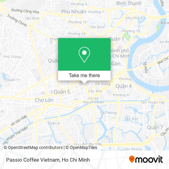 Passio Coffee Vietnam map