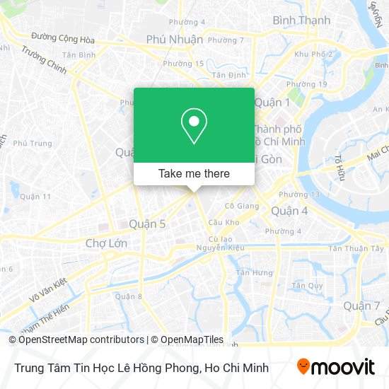 Trung Tâm Tin Học Lê Hồng Phong map