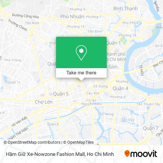 Hầm Giữ Xe-Nowzone Fashion Mall map