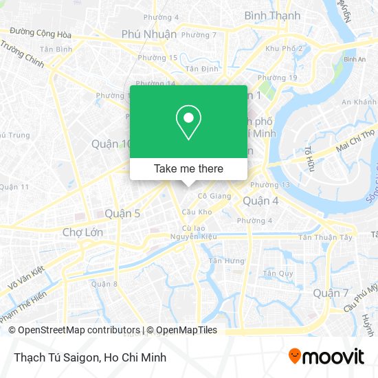 Thạch Tú Saigon map