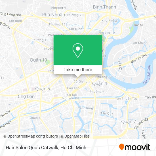 Hair Salon Quốc Catwalk map