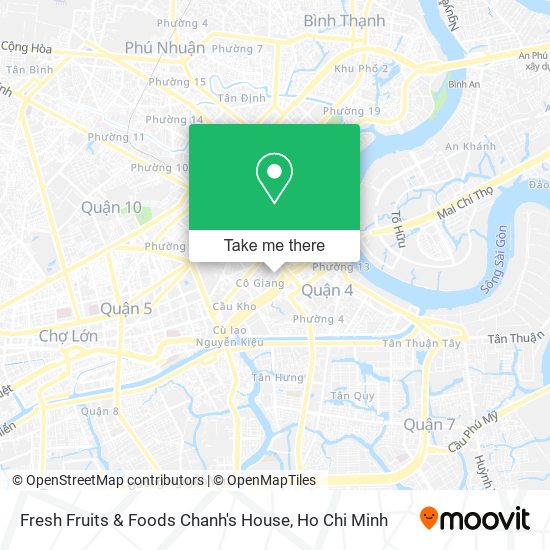 Fresh Fruits & Foods Chanh's House map