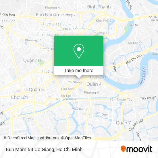 Bún Mắm 63 Cô Giang map