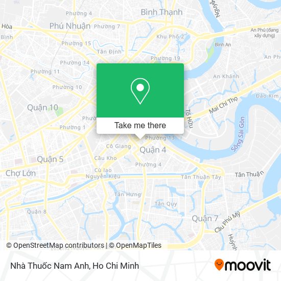 Nhà Thuốc Nam Anh map